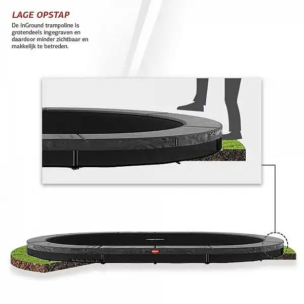 Батут Berg Grand Favorit InGround 520см Green