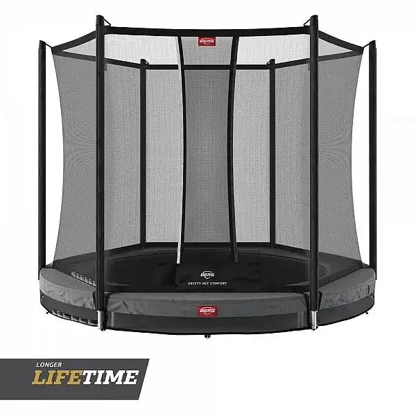 Батут Berg Favorit InGround 270см Grey с сеткой Comfort