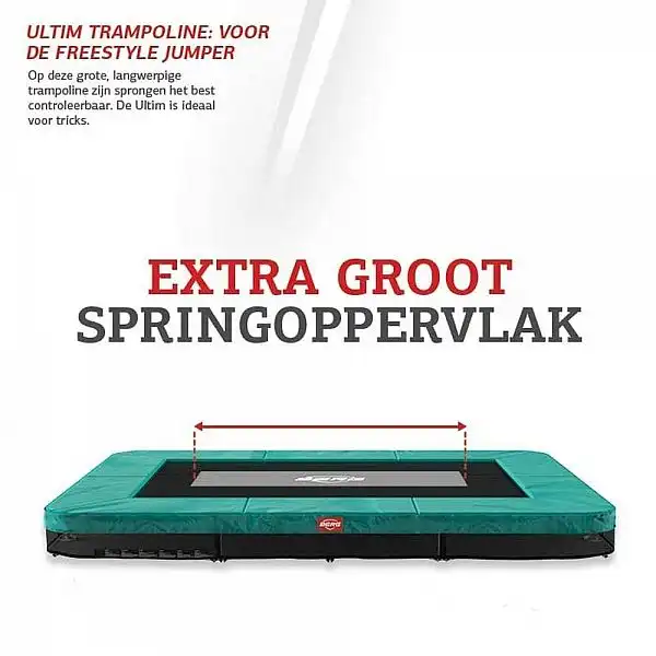 Батут Berg Ultim Favorit 280см Green з сіткою Comfort