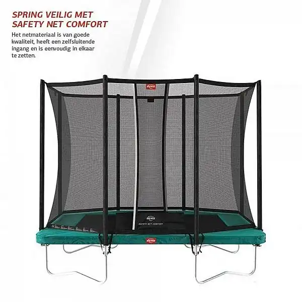 Батут Berg Ultim Favorit 280см Green з сіткою Comfort