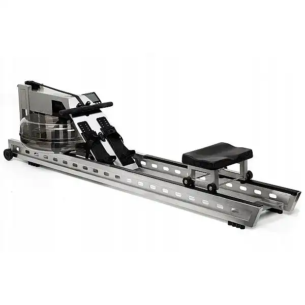 Веслувальний тренажер водний WaterRower S1 LoRise S4 Steel сірий