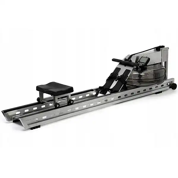 Веслувальний тренажер водний WaterRower S1 LoRise S4 Steel сірий