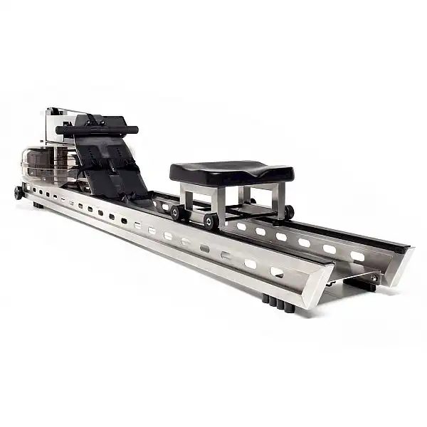 Веслувальний тренажер водний WaterRower S1 LoRise S4 Steel сірий