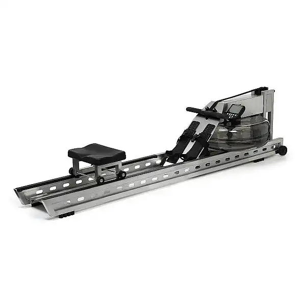 Веслувальний тренажер водний WaterRower S1 LoRise S4 Steel сірий