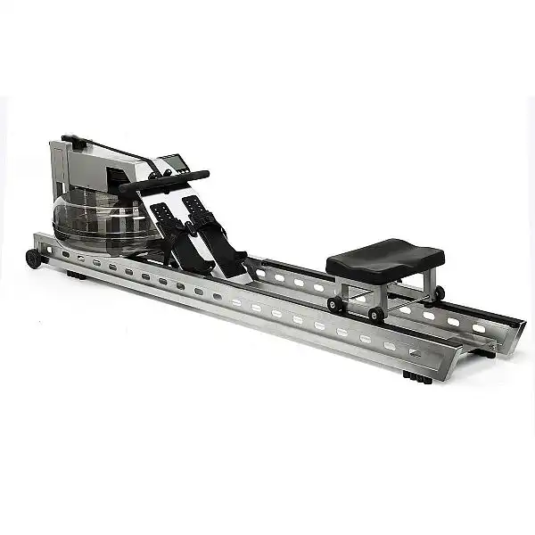 Веслувальний тренажер водний WaterRower S1 LoRise S4 Steel сірий