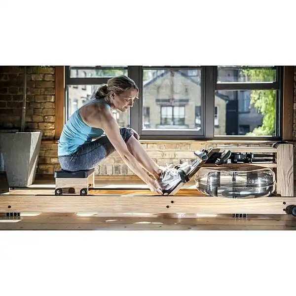 Веслувальний тренажер водний WaterRower S4 Oak жовтий