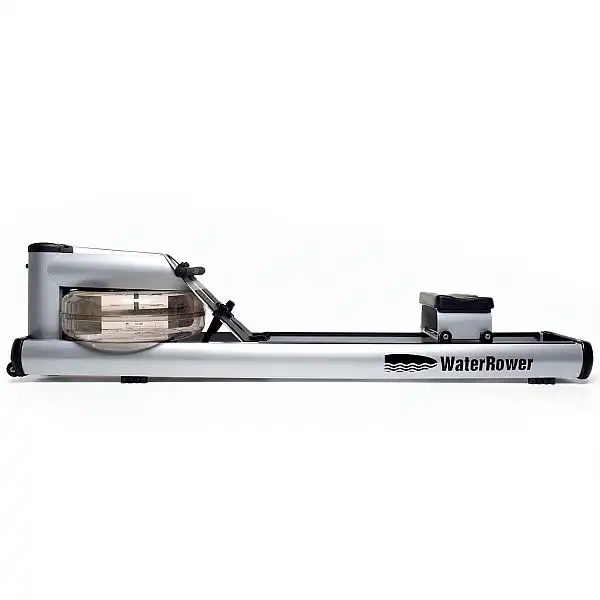 Веслувальний тренажер водний WaterRower M1 LoRise S4 Aluminum сірий