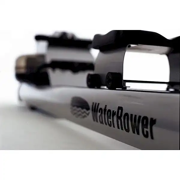 Веслувальний тренажер водний WaterRower M1 LoRise S4 Aluminum сірий