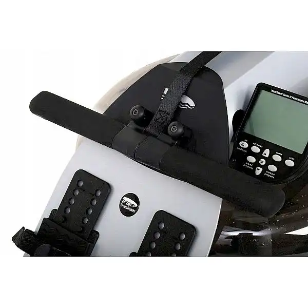 Веслувальний тренажер водний WaterRower M1 LoRise S4 Aluminum сірий