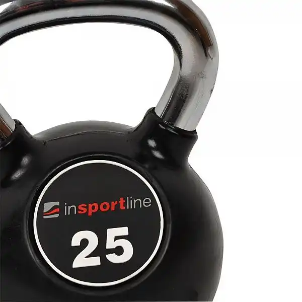 Обгумована гиря inSPORTline Kettlebell Profi 25кг