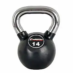 Обгумована гиря inSPORTline Kettlebell Profi 14кг