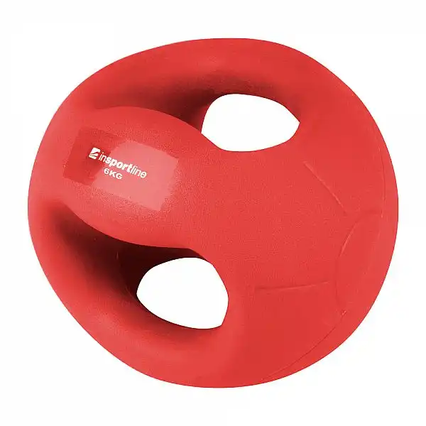 Медбол з рогачками inSPORTline Grab Me 6кг