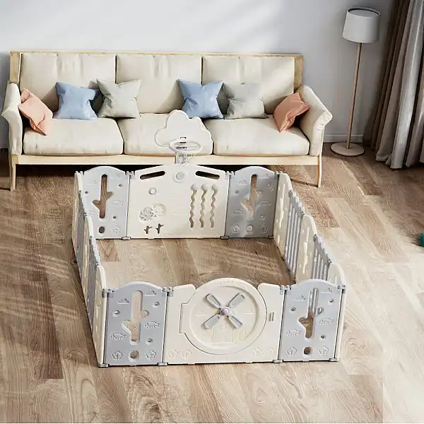 Манеж пластиковий inSPORTline Bufalino 14+2 167 x 200 x 64 см