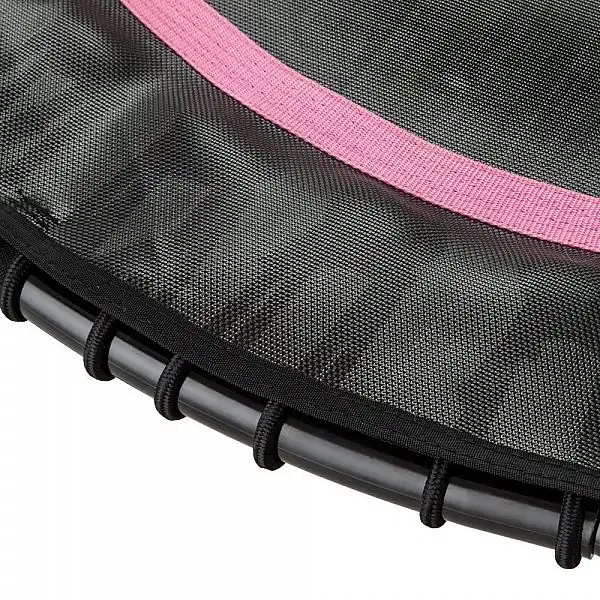 Батут для фітнесу з поручнем inSPORTline Cordy 114см жовтий