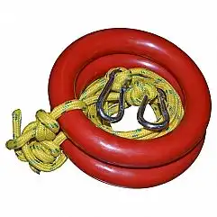 Кільця гімнастичні InterAtletika SТ 020.2-К з карабінами