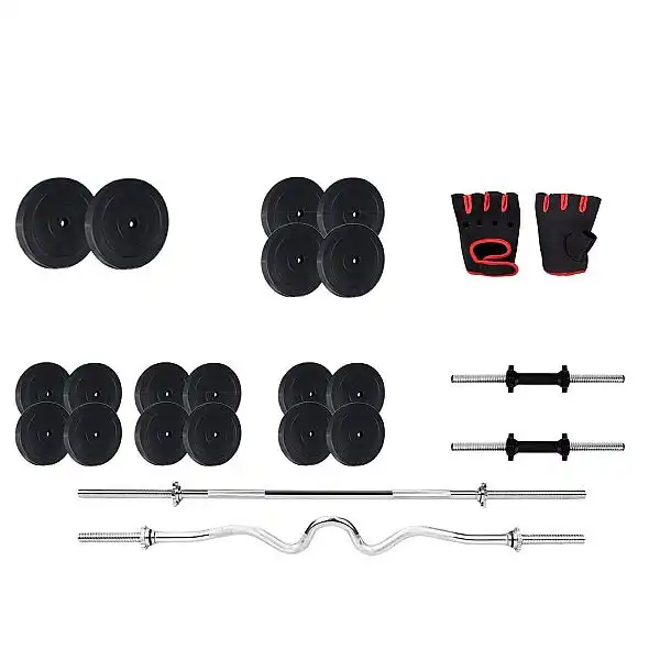 Наборная штанга 120 см и гантели Iron Body 118кг