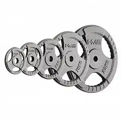 Диск чавунний з хватами 31мм HMS THM1 Hammertone 1.25кг