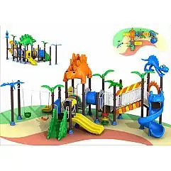 Ігровий комлекс-майданчик для дітей Dinosaur Series HDS-ZLJ127