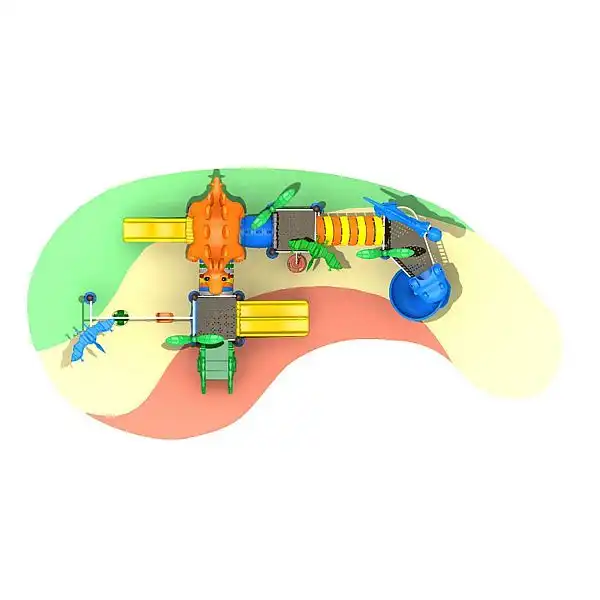 Ігровий комлекс-майданчик для дітей Dinosaur Series HDS-ZLJ127