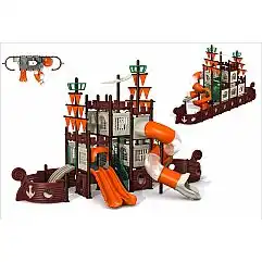 Ігровий комплекс-плочадка для дітей Піратський корабель HDS-HD1354