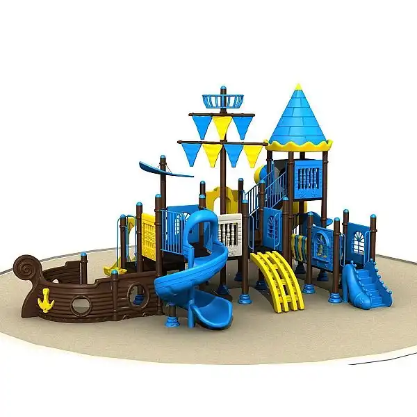 Ігровий комплекс-плочадка для дітей Піратський корабель HDS-TQ-HD147