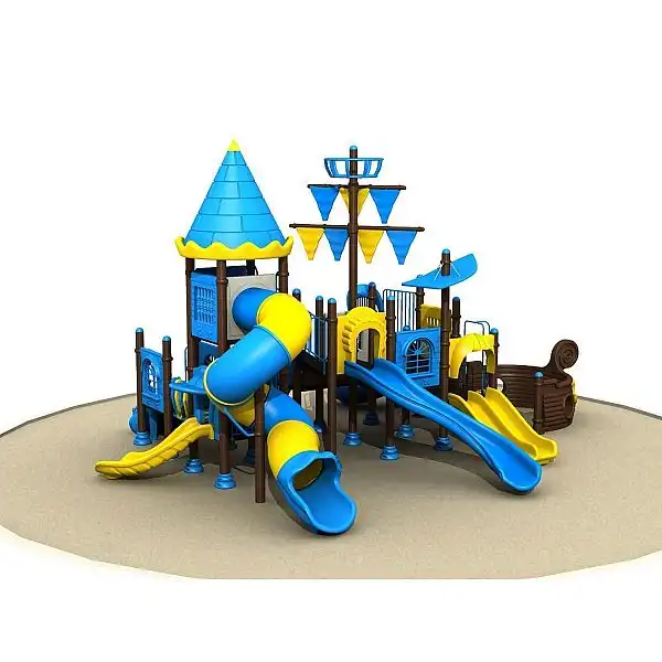 Ігровий комплекс-плочадка для дітей Піратський корабель HDS-TQ-HD147