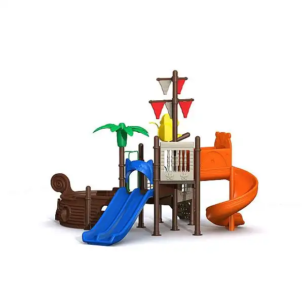 Ігровий комплекс-плочадка для дітей Піратський корабель HDS-HD101