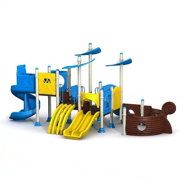 Ігровий комплекс-плочадка для дітей Піратський корабель HDS-HD105