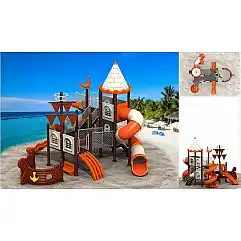 Ігровий комплекс-плочадка для дітей Піратський корабель HDS-HD1113