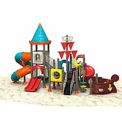 Ігровий комплекс-плочадка для дітей Піратський корабель HDS-HD1227