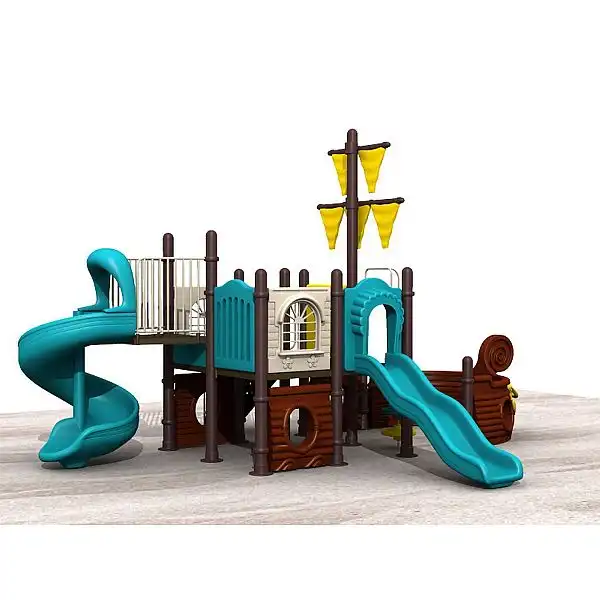 Ігровий комплекс-плочадка для дітей Піратський корабель HDS-HD125-2