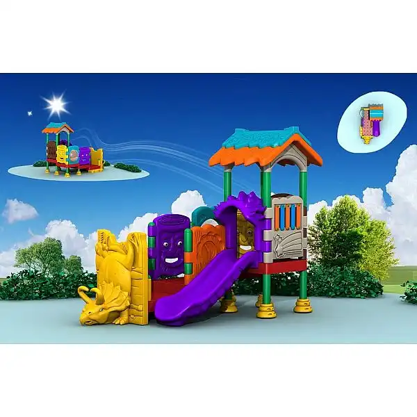 Ігровий комлекс-майданчик для дітей All Plastic Series HDS-QS004