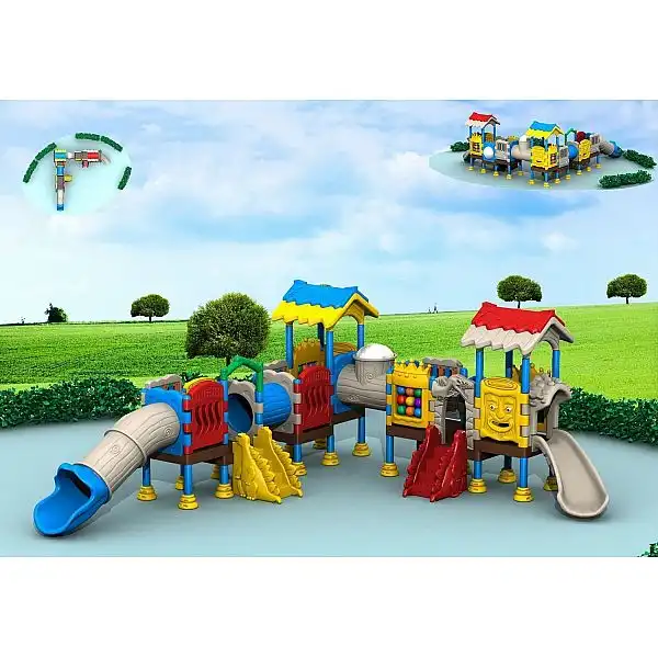 Ігровий комлекс-майданчик для дітей All Plastic Series HDS-QS006