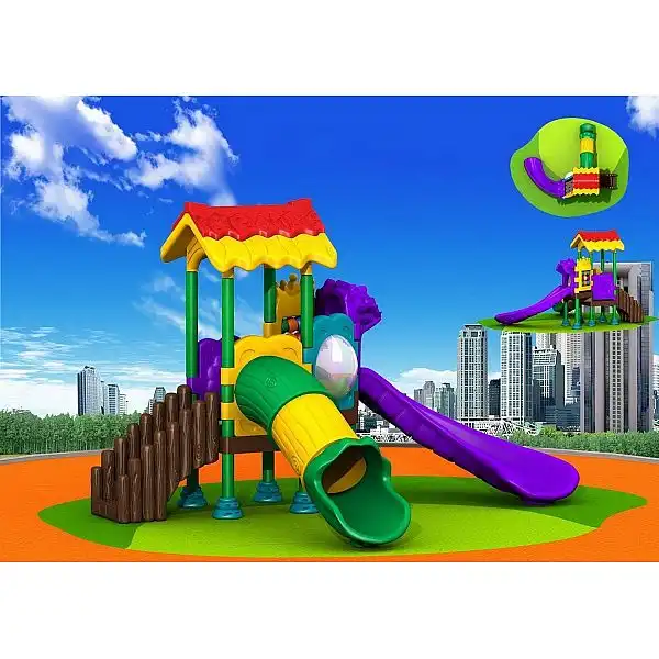 Ігровий комлекс-майданчик для дітей All Plastic Series HDS-QS009