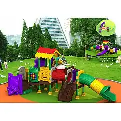 Ігровий комлекс-майданчик для дітей All Plastic Series HDS-QS010