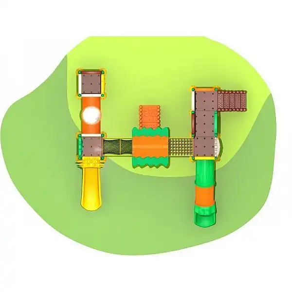 Ігровий комлекс-майданчик для дітей All Plastic Series HDS-QS019