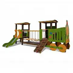 Паровозик із вагоном «Літо» InterAtletika TE503M