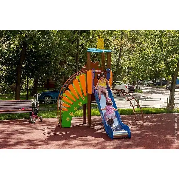 Ігровий комплекс "Ручок" (сталева стулка, декоративне панно "Сова") ТЕ701.1