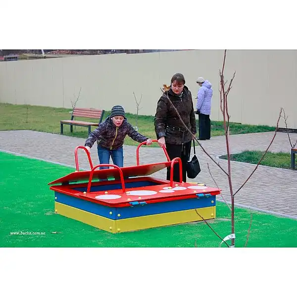 Пісочниця із захисними стулками «Сонечко» InterAtletika T314