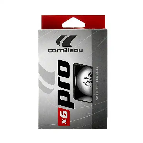 Cornilleau м'ячі для настільного тенісу PRO білий 6 шт.