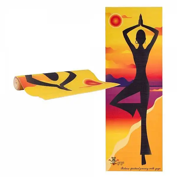 Килимок для йоги inSPORTline Medita - Yellow pose