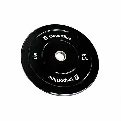 Диск обгумований inSPORTline Bumper Plate Lite 5 кг, 50 мм