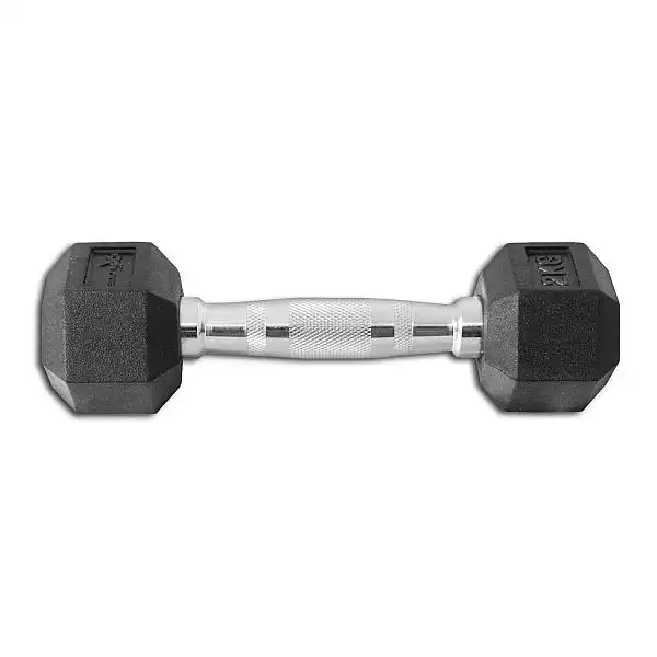 Гантель гексагональная резиновая Fitex 2 кг Explode