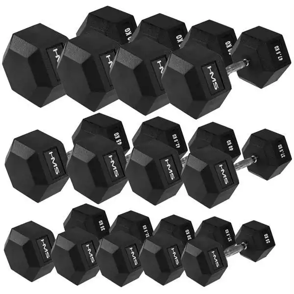 Гантель гексагональна HMS HEX PRO 55кг