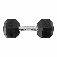Гантелі гексагональні гумові Fitex Explode
