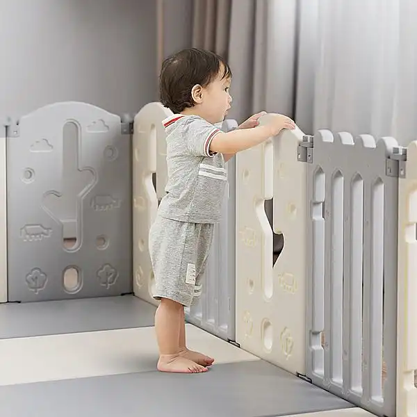 Манеж пластиковий inSPORTline Bufalino 12+2 167 x 160 x 64 см