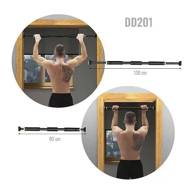 Турнік у дверний отвір HMS Premium DD201 90-130см