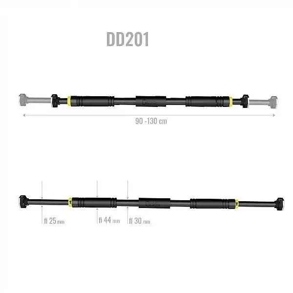 Турнік у дверний отвір HMS Premium DD201 90-130см