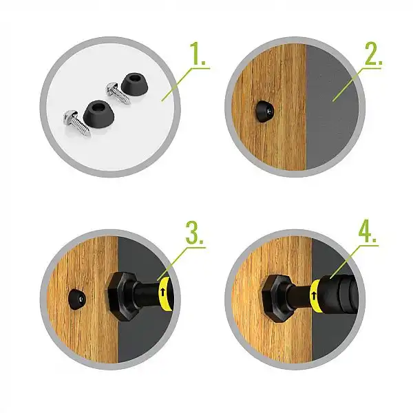 Турнік у дверний отвір HMS Premium DD201 90-130см