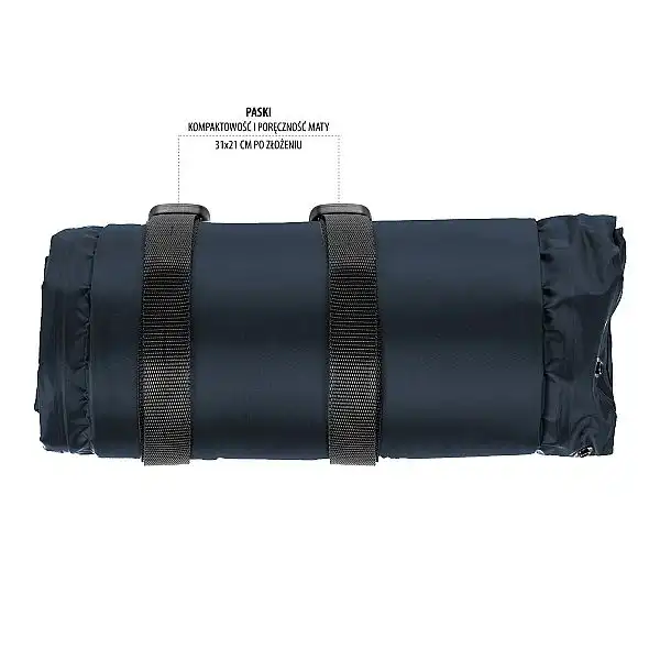 Самонадувающийся коврик Nils Camp NC4008 антрацитовый